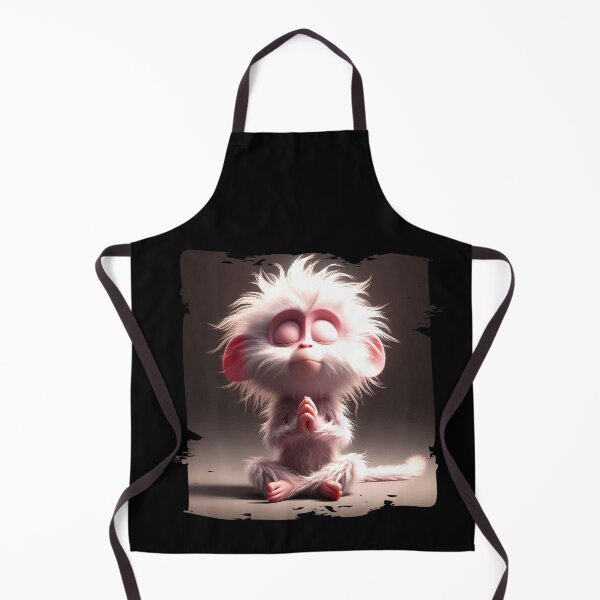 Item preview, Meditating White Monkey - Inner Peace and Tranquility designed and sold by Hungry-Murphy.