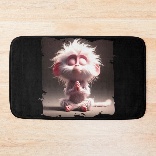 Item preview, Meditating White Monkey - Inner Peace and Tranquility designed and sold by Hungry-Murphy.