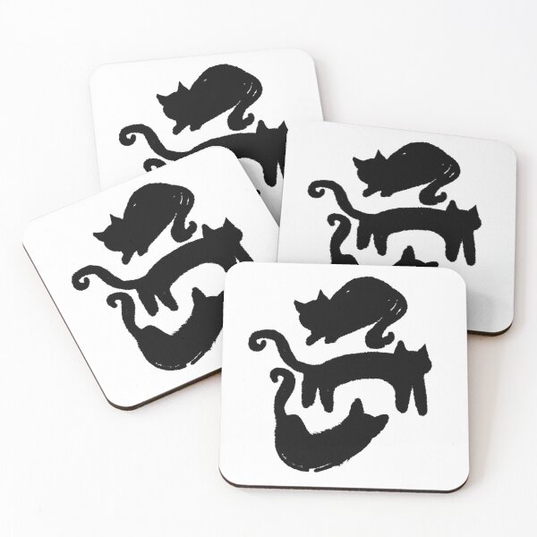 Item preview, 3 black cat designed and sold by softara-ara.