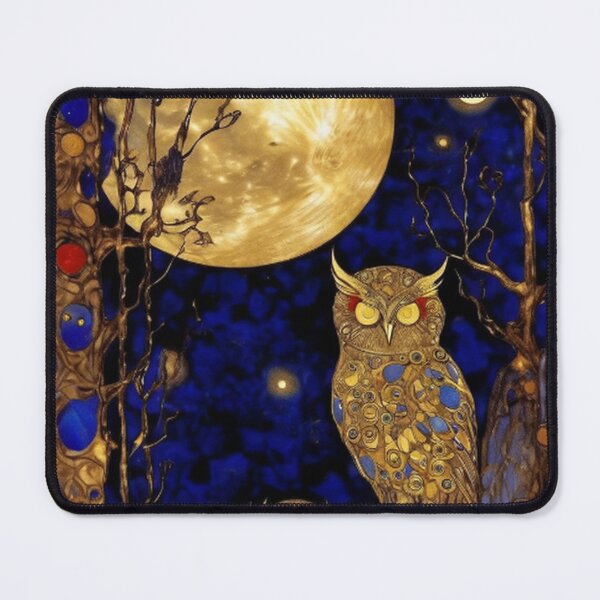 Item preview,  Abstract Owls Moon Art designed and sold by TheDarkWardrobe.