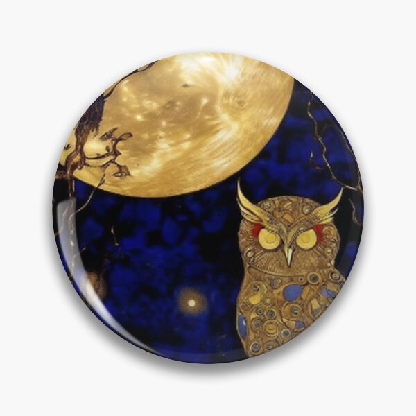 Item preview,  Abstract Owls Moon Art designed and sold by TheDarkWardrobe.