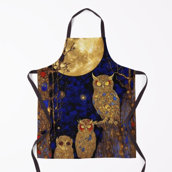 Item preview, Abstract Owls Moon Art designed and sold by TheDarkWardrobe.