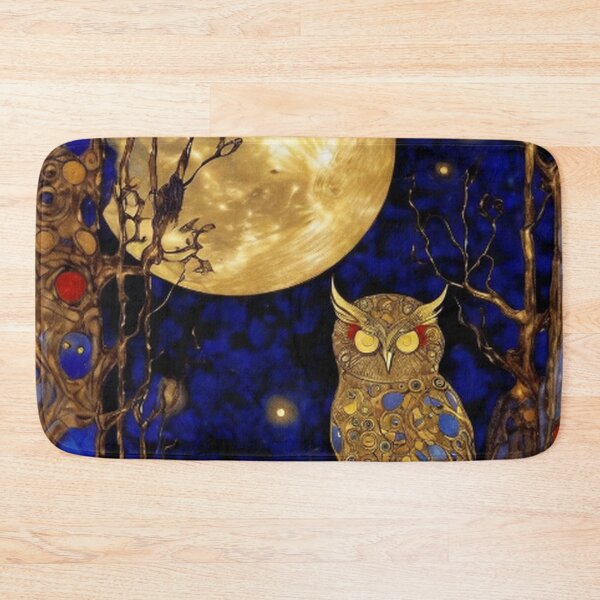 Item preview,  Abstract Owls Moon Art designed and sold by TheDarkWardrobe.