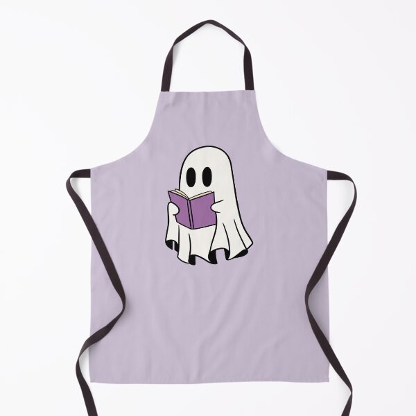 Item preview, ghost reading a purple book designed and sold by Neadoodles.