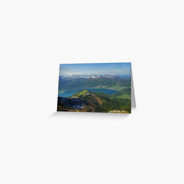 Wolfgangsee from Schafberg Greeting Card