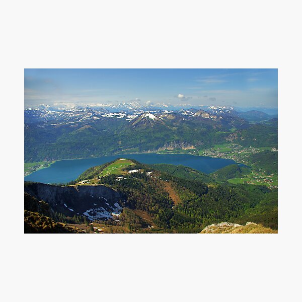 Wolfgangsee from Schafberg Photographic Print