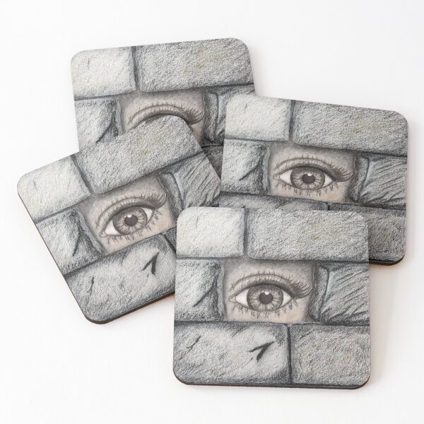 Item preview, Eye Behind The Wall designed and sold by JudyblueArt.