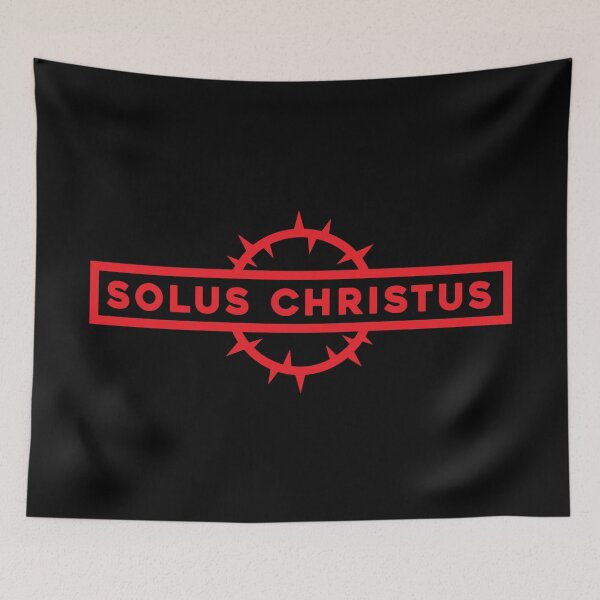 Item preview, Solus Christus - Christ Alone designed and sold by Reformed Shirt Co..
