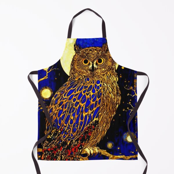 Item preview, Abstract Owl Moon Art designed and sold by TheDarkWardrobe.
