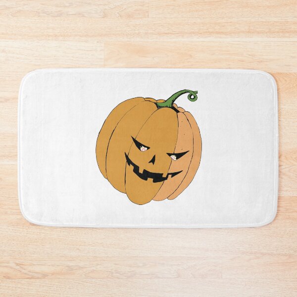 Item preview, Halloween Pumpkin pattern-white designed and sold by StudioViArt.