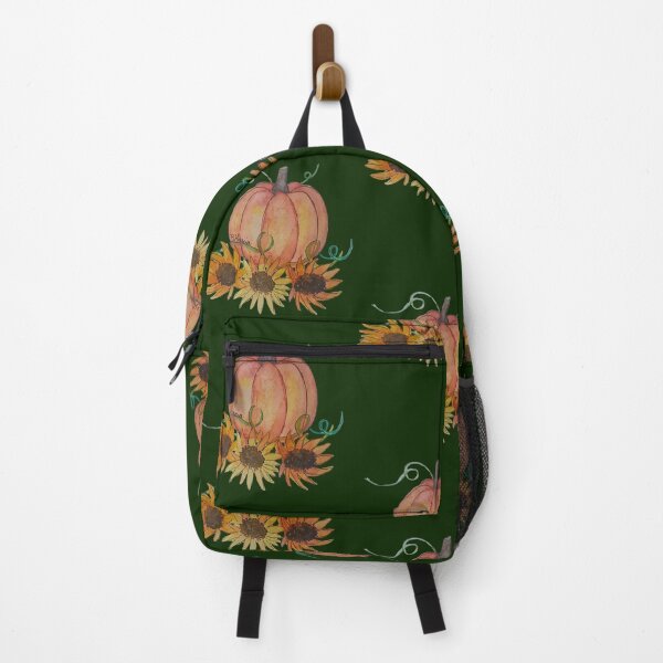 Item preview, Pumpkins and Sunflowers-Green designed and sold by bliss-fullybri.