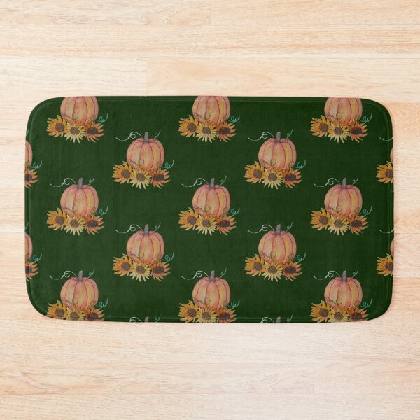 Item preview,  Pumpkins and Sunflowers-Green designed and sold by bliss-fullybri.