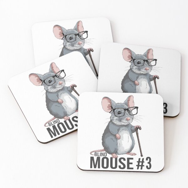 Item preview, Blind Mice Matching Halloween Funny Mouse Costume designed and sold by Merch-Kitsune.