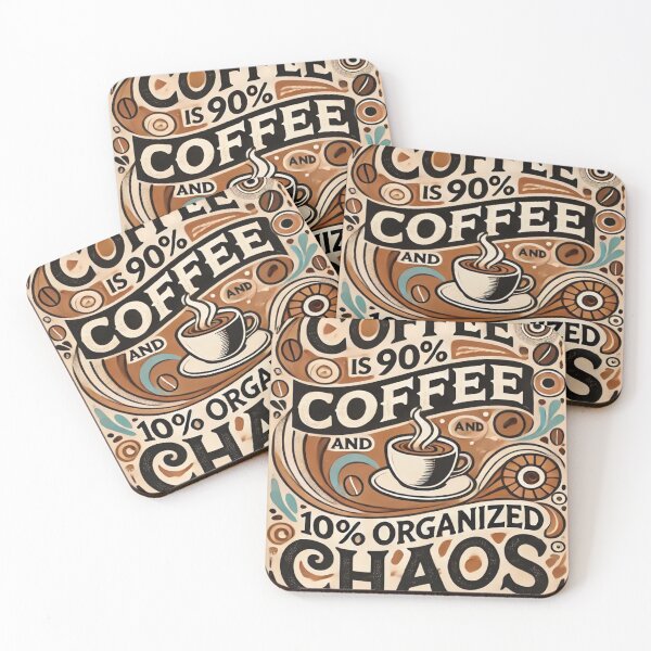 Item preview, Cafe al 90% designed and sold by PixelAndBrush.