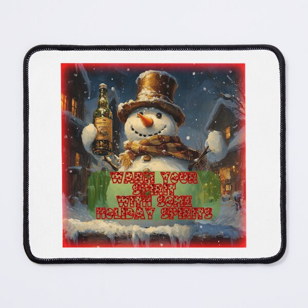 Item preview, Tipsy Snowman Shenanigans – Fun & Frosty Holiday Gear | T-Shirts, Mugs, Decals & More designed and sold by Ignorant-Artist.