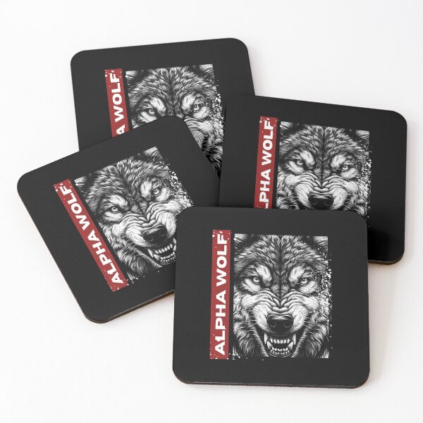 Item preview,  Intense Alpha Wolf Close-Up with Fierce Expression designed and sold by beast-net.