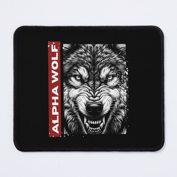 Item preview,  Intense Alpha Wolf Close-Up with Fierce Expression designed and sold by beast-net.