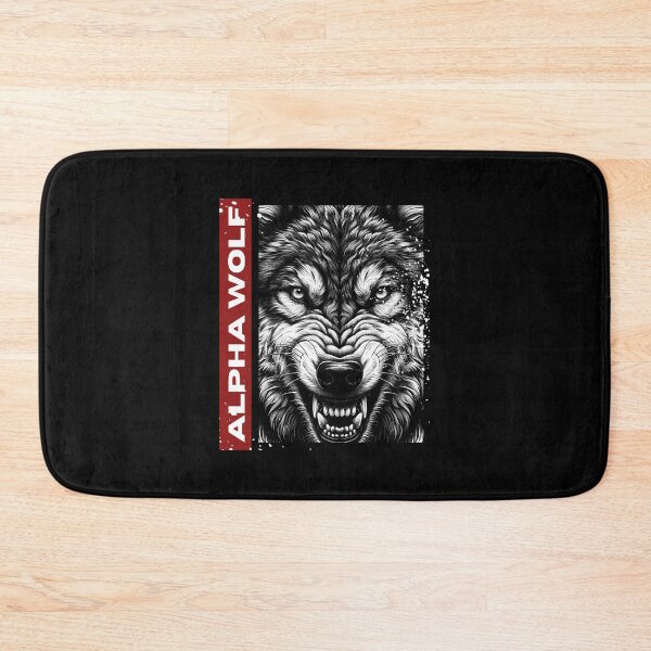Item preview,  Intense Alpha Wolf Close-Up with Fierce Expression designed and sold by beast-net.