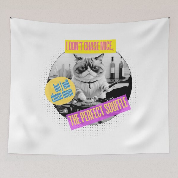 Item preview, I don’t chase mice - Funny T-shirt gifts - Chef T-shirt - Gourmet cooking shirts designed and sold by MaFleiva.