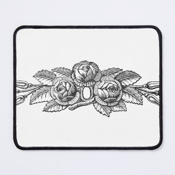 Item preview, Vintage Rose Ornament Illustration 5 designed and sold by HawthorneFlame.