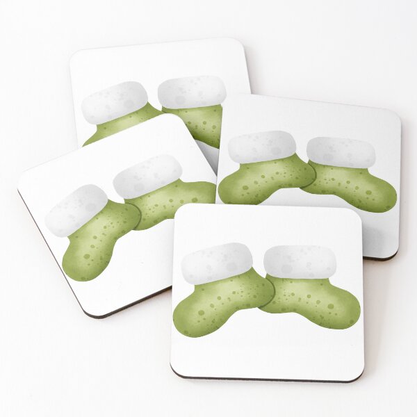 Item preview, Festive Green Christmas Stockings designed and sold by AHZ05.