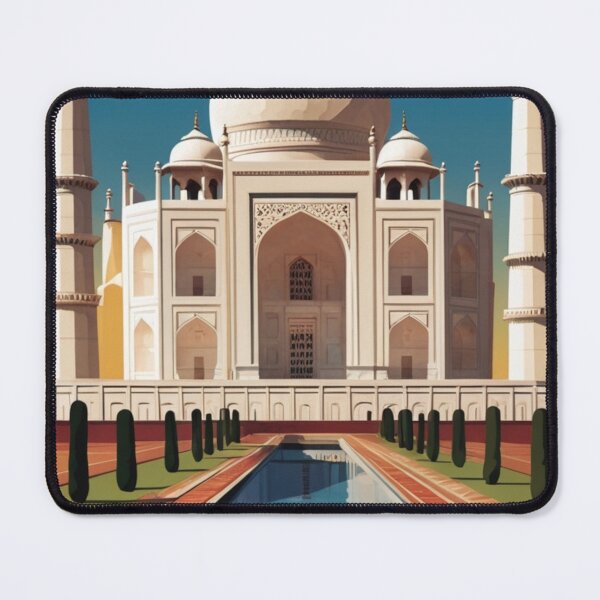 Item preview, 002 Vintage Taj Mahal, India Poster Design designed and sold by Alexis Art Collection.