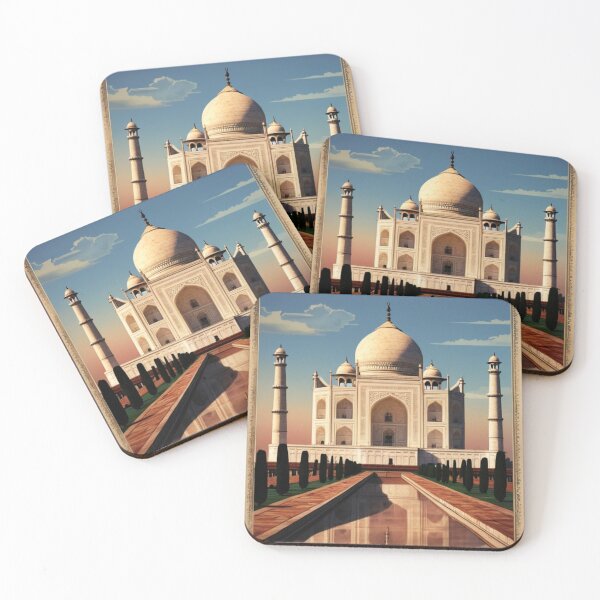 Item preview, 004 Vintage Taj Mahal, India Poster Design designed and sold by Alexis Art Collection.