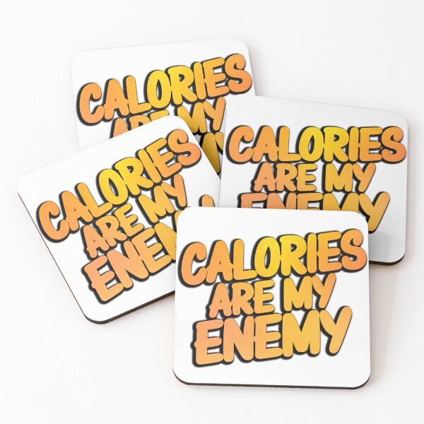 Item preview, Calories Are My Enemy Fun Text Design designed and sold by jeasolar.