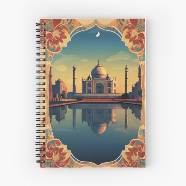 Item preview, 005 Vintage Taj Mahal, India Poster Design designed and sold by Alexis Art Collection.