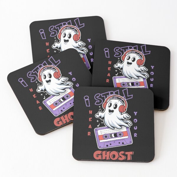 Item preview, Retro Ghost Cassette Design  I Still Hear Your Ghost designed and sold by ArtFeverShop.