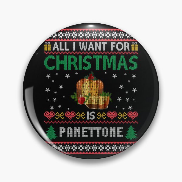Item preview, Panettone Ugly Christmas Sweater designed and sold by Caring Hearts.