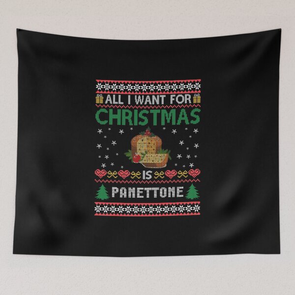 Item preview, Panettone Ugly Christmas Sweater designed and sold by Caring Hearts.