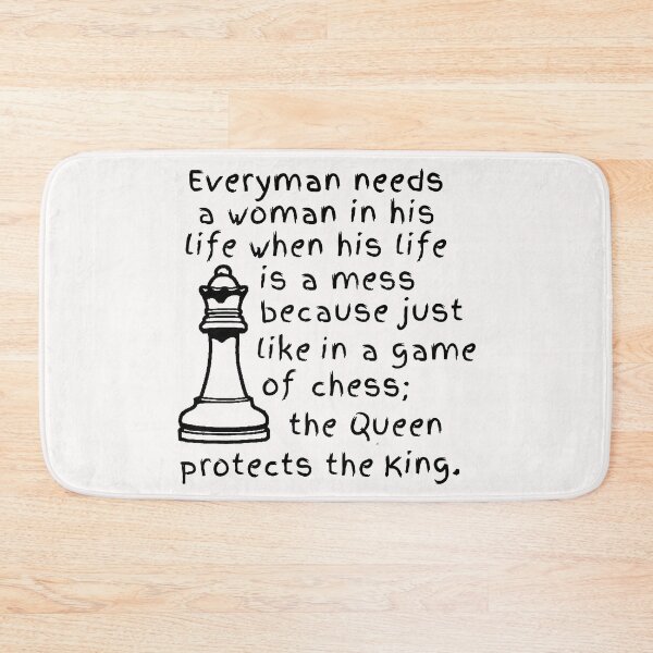 Item preview, Queen Protects The King; Chess; designed and sold by StickerApe.