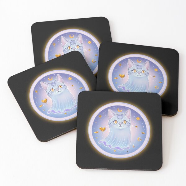 Item preview, Ghost Kitty designed and sold by LevonsCrazyArt.