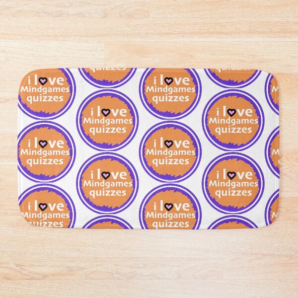 Item preview, I love Mindgames quizzes print novelty: youtube merchandise @letslearnkidsYT designed and sold by PSST-Design.