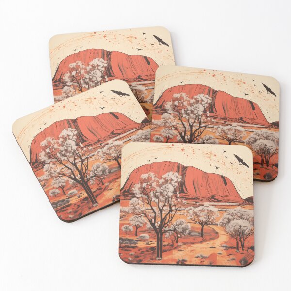 Item preview, Stunning View of Ayers Rock - Printable Wall Art of Iconic Australian Landmark designed and sold by petraroest.
