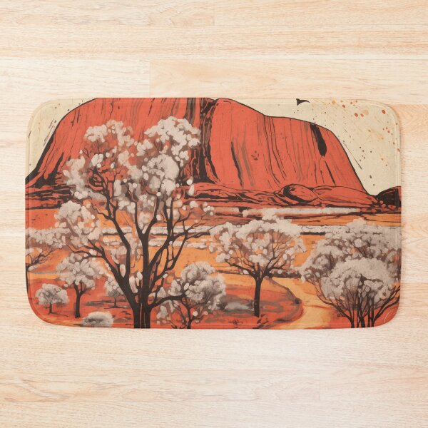 Item preview, Stunning View of Ayers Rock - Printable Wall Art of Iconic Australian Landmark designed and sold by petraroest.