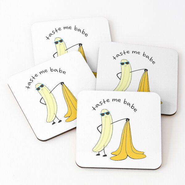 Item preview, taste me babe, banana funny art. designed and sold by designing01Ar3.