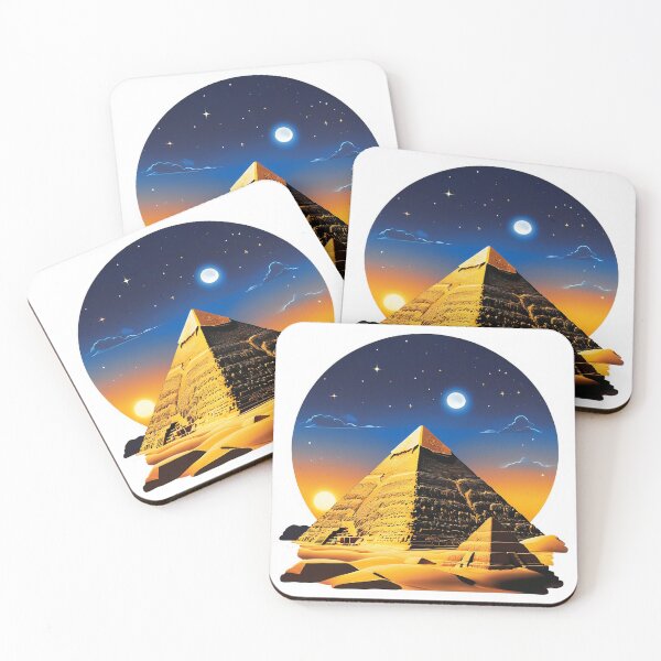 Item preview, Pyramids Under the Night Sky designed and sold by Bunmigraphics .
