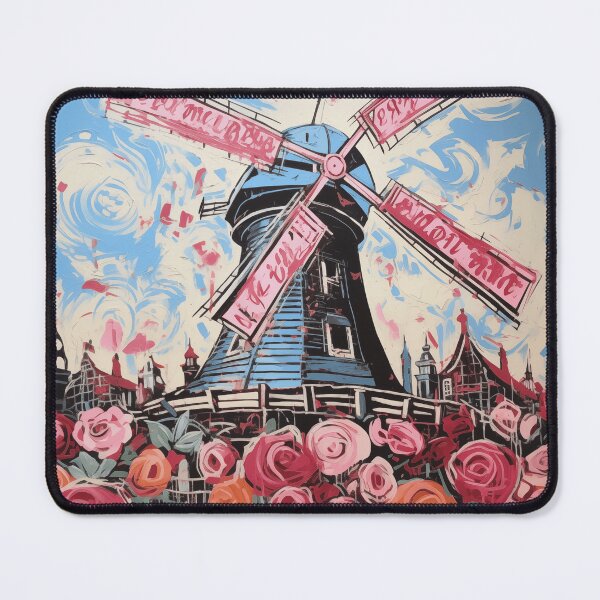 Item preview, Dutch Windmill Printable Wall Art – Iconic Netherlands Landscape, Digital Download, Dutch Heritage, Rustic Travel Decor, Windmill Art Print designed and sold by petraroest.