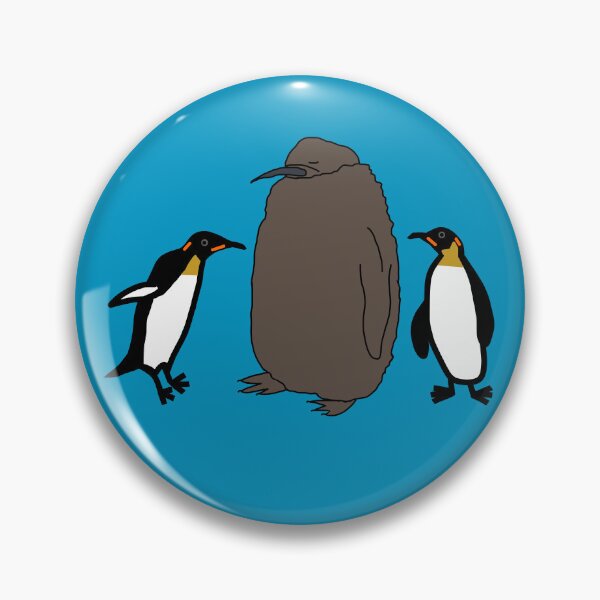 Item preview, Two Penguins Babysitting Pesto the Penguin designed and sold by ellenhenry.