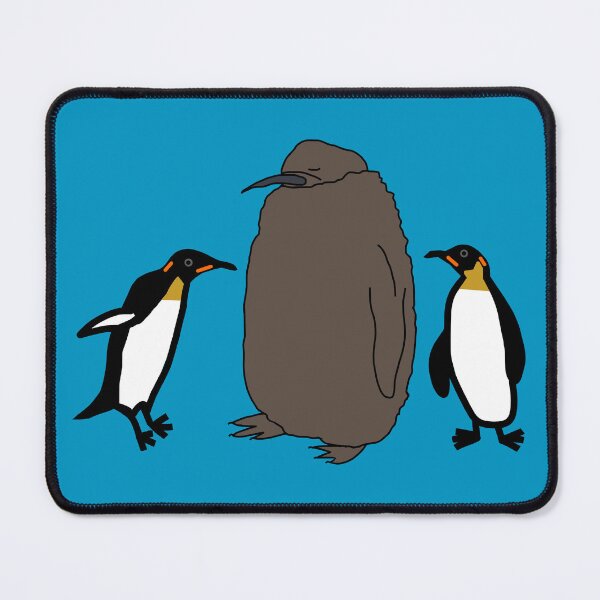 Item preview, Two Penguins Babysitting Pesto the Penguin designed and sold by ellenhenry.