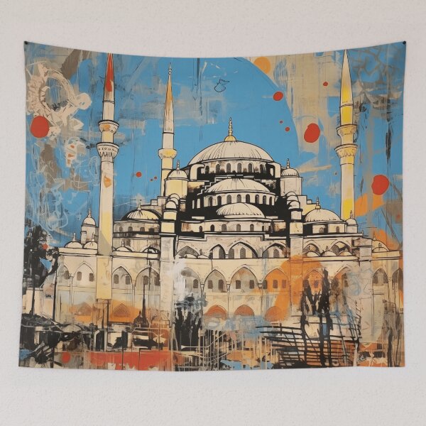 Item preview, Blue Mosque Istanbul Printable Wall Art – Iconic Turkish Landmark, Islamic Architecture, Travel Decor, Digital Download Art Print designed and sold by petraroest.