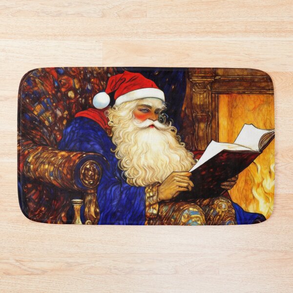 Item preview, Santa Clause Reads a Book designed and sold by TheDarkWardrobe.