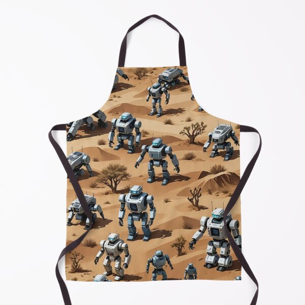 Item preview, March of the Robots: A Desert Patrol designed and sold by ZenOfAIarts.