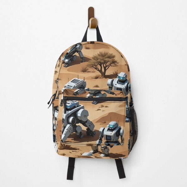 Item preview, March of the Robots: A Desert Patrol designed and sold by ZenOfAIarts.