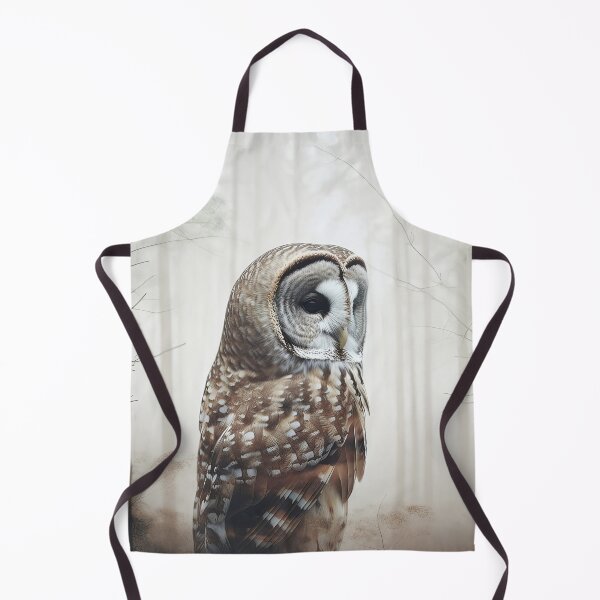 Item preview, Barred owl in enchanted forest designed and sold by snowyowls.