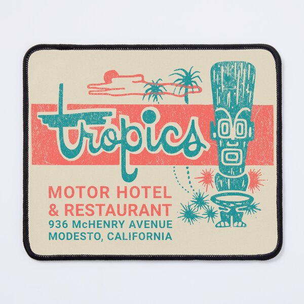 Item preview, Vintage Hotel Matchbook Tropics Motor Hotel Modesto California designed and sold by chrisrivait.