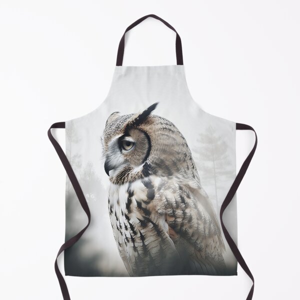 Item preview, Great horned owl profile designed and sold by snowyowls.