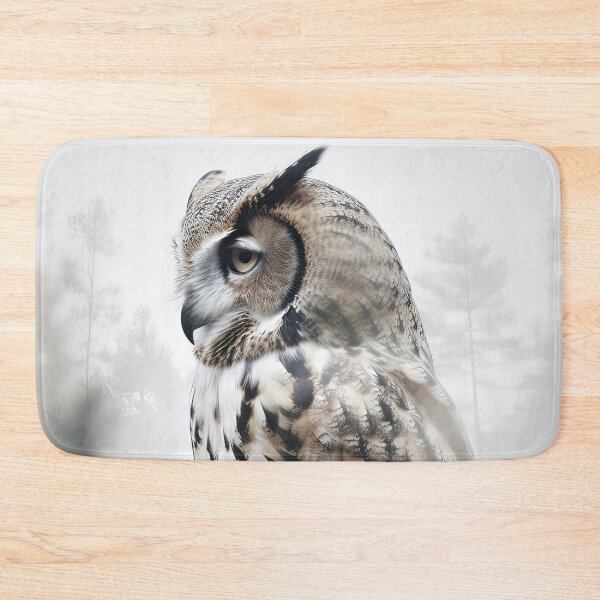 Item preview, Great horned owl profile designed and sold by snowyowls.